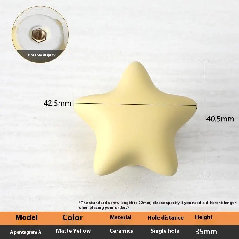 1pc Children's Furniture Handles Nordic Ceramic Children Room Cabinet Handles Macaron Colorful Round Drawer Knobs And Pulls