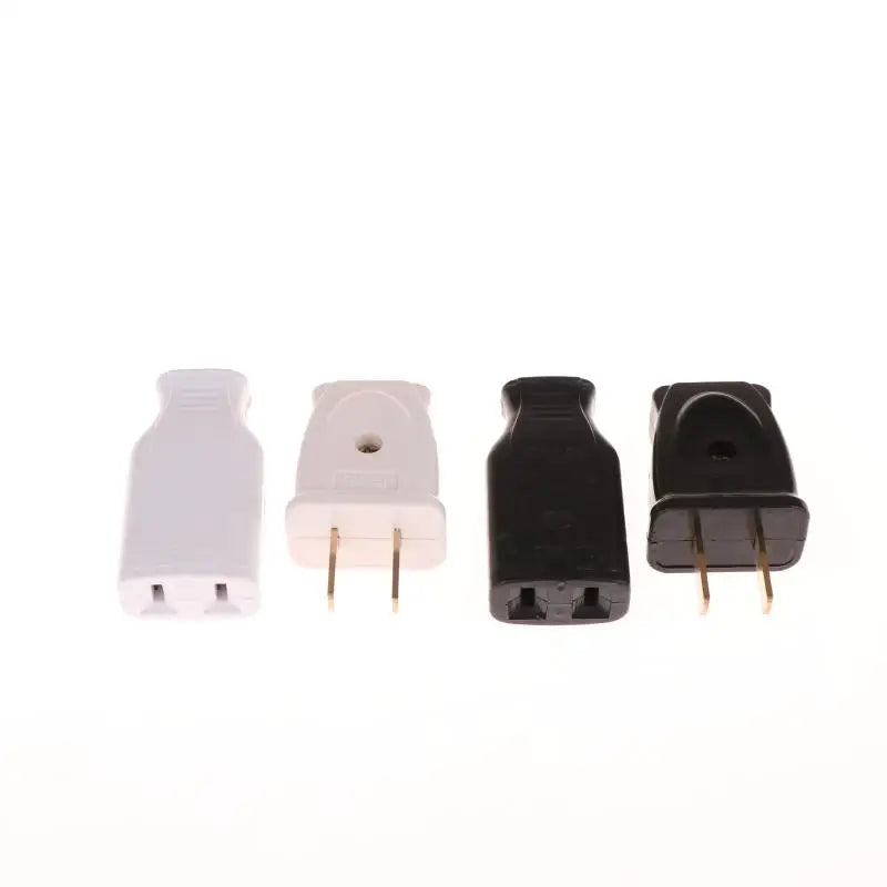 1/5PCS 2 Pole 10A Male US Wiring Plug Japan Rewirable Cable Convert Plug Female Socket Type A Power Strip Connector America