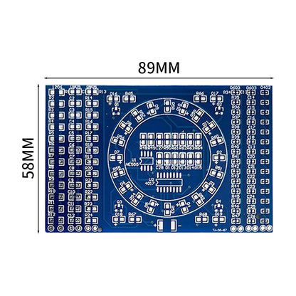 CD4017 Rotating LED SMD and NE555 DIY Soldering Practice Board Kit for Electronics Skill Training