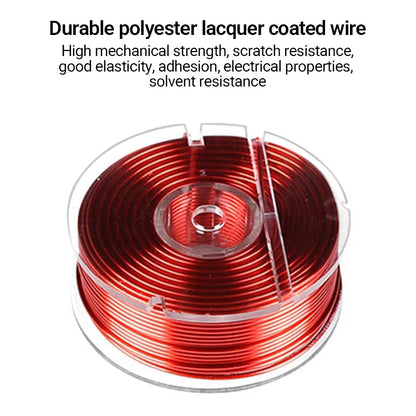 0.8mm Oxygen-Free Copper Air Core Inductor Coil for Speaker Crossover HiFi Car Audio Frequency Divider 0.3mH–3.0mH