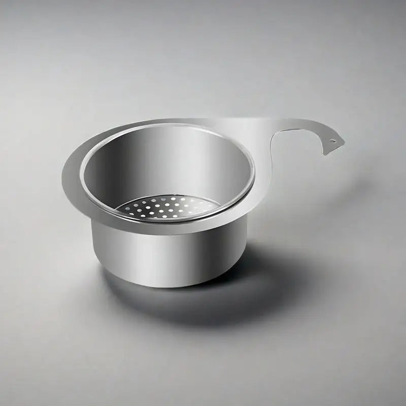 Stainless Steel Sink Strainer Basket Hanging Dry & Wet Separation Filter