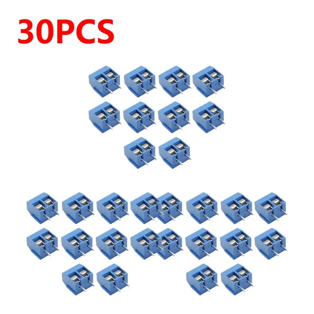 PCB Mount Screw Terminal Block Connector KF301 2P-4P 5.0 / 5.08mm Straight Pin