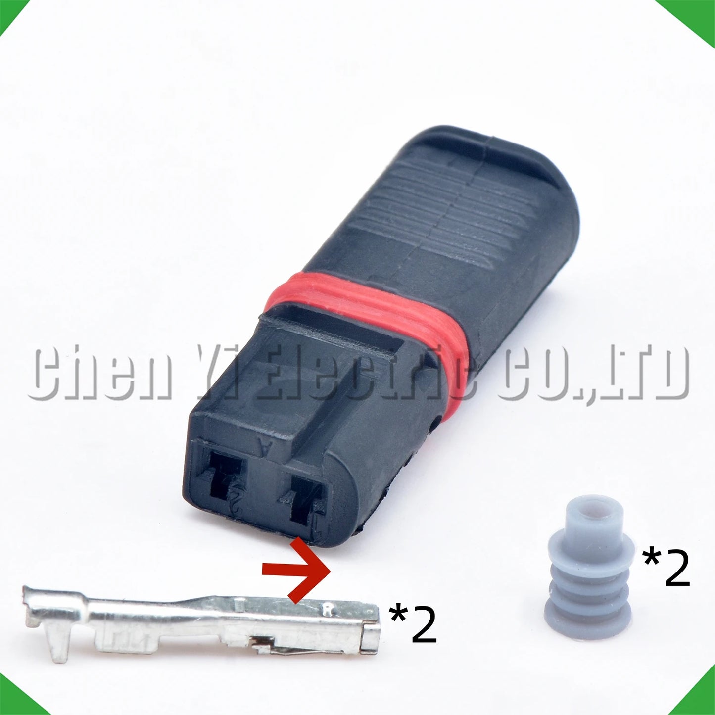 2 Pin Automotive Sensor Connector Turn Signal Fuel Injector DJ7027-1-21 DJ7022W-1.2-21