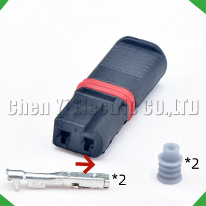 2 Pin Automotive Sensor Connector Turn Signal Fuel Injector DJ7027-1-21 DJ7022W-1.2-21