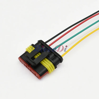 5-Pin Superseal Waterproof Automotive Connector 282089-1 / 282107-1 | PA66 Male Female Plug | 1.5mm Series