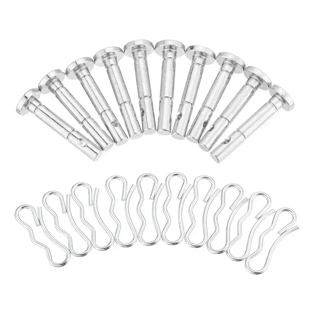 Shear Pins #738-04124A And Cotter Pins For Snowblower Set Metal 1/4" X 1-1/2" Snowblower Set Accessories