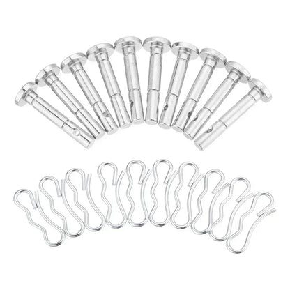 Shear Pins #738-04124A And Cotter Pins For Snowblower Set Metal 1/4" X 1-1/2" Snowblower Set Accessories