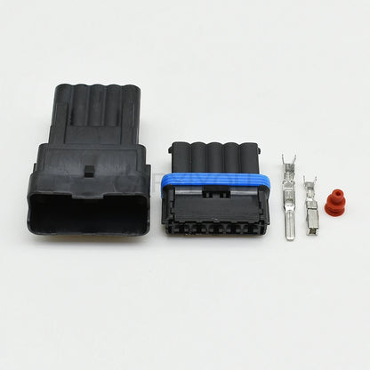 5 Pin 2.8mm Waterproof Connector 953600-1 DJ7057K-2.8-11/21 PA66 with Terminals or Wires