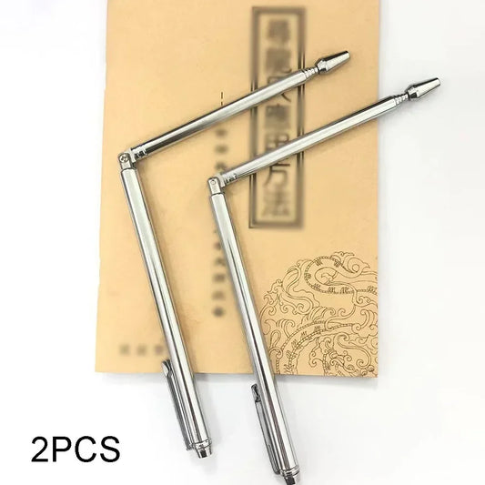 2PCS 99.9% Copper Detector Metal Detector Rod For Water Treasure Finding Tools Divining Copper Probing Rod 150MM±5MM Gathering