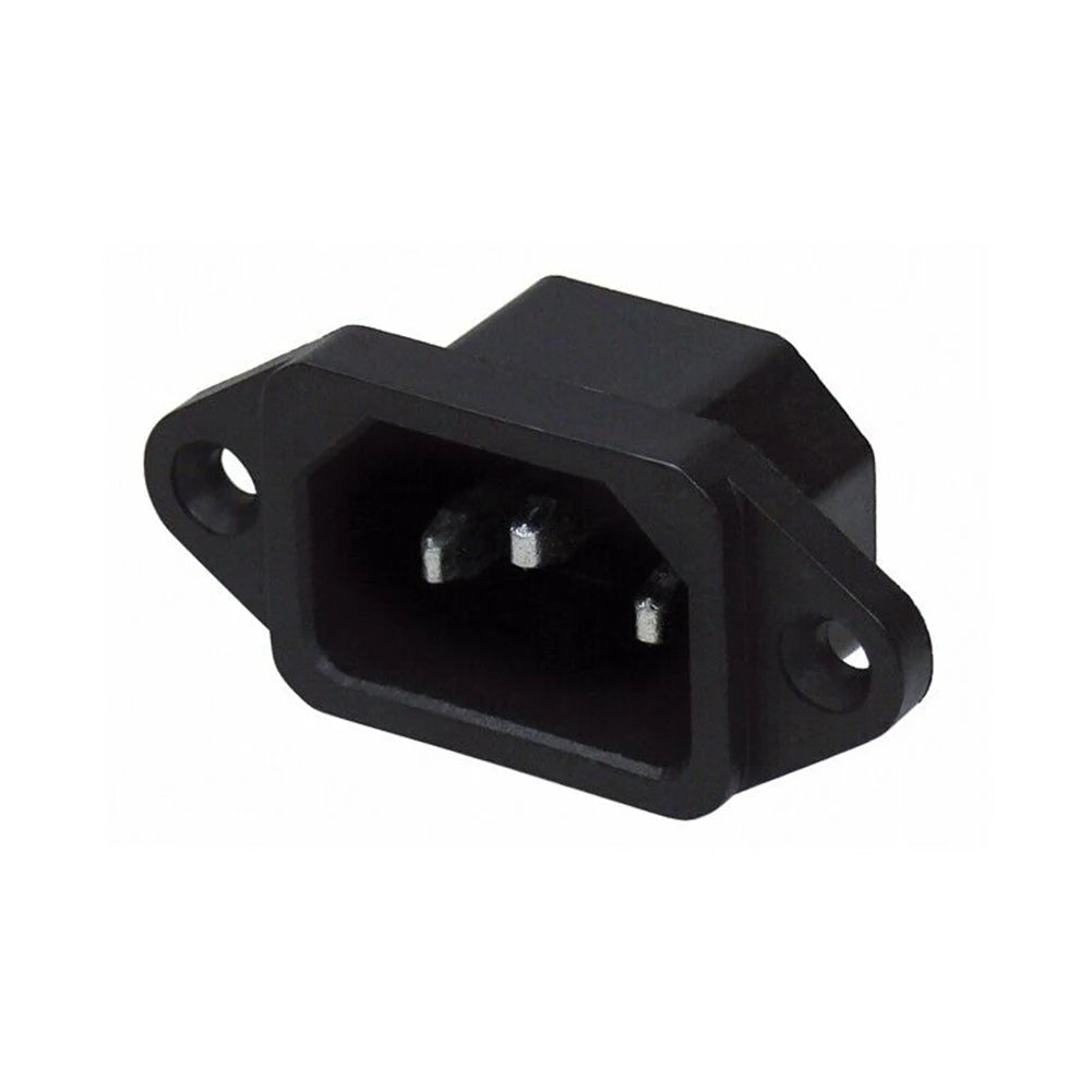 Power Connector 3 Pin Charging Socket AC-04 Built-in Male Female Rated 250V 10A for Battery and Electrical Use