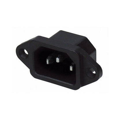 Power Connector 3 Pin Charging Socket AC-04 Built-in Male Female Rated 250V 10A for Battery and Electrical Use