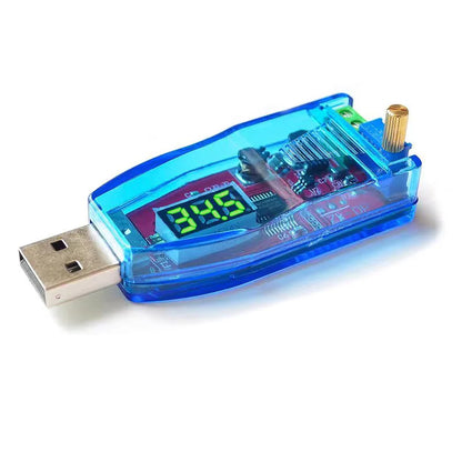 DC-DC USB Adjustable Step-Up/Step-Down Power Supply Voltage Regulator Module with Red Display