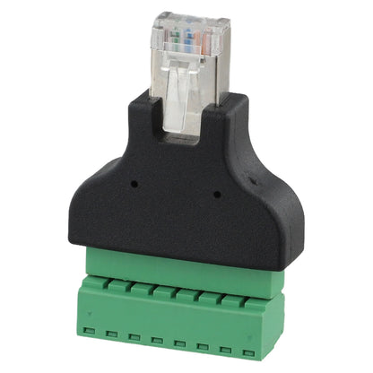 8-pin Adapter Terminal Block Connector Networking Setup Stable Signal Transmission User Convenience Transmission