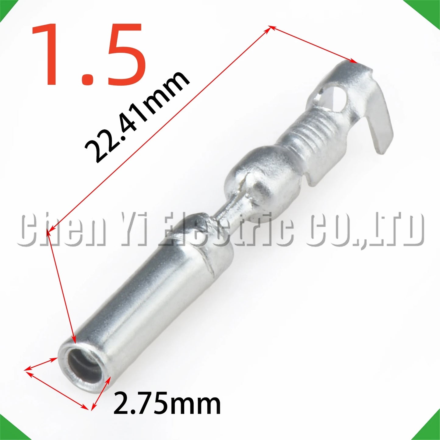 20pcs 1.5/2.8mm Crimp Terminal Pins 33230-0002 3-1474644-1 1-437709-1 Automotive Connector