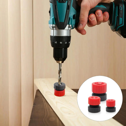 1/3pcs Adjustable Drill Bit Depth Stop 3-13mm Drill Bit Stop Collar Shaft Limit Metric Lock Positioner Hole Guide Woodwork Tools