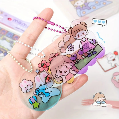 40/80pcs PET Stickers Season Series PET Decorative Stickers DIY Diary Girls Scrapbooking Material Decor Album Stationery Sticker