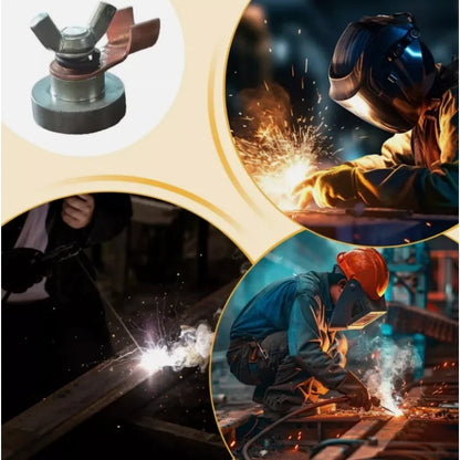 Powerful Magnetism Welding Ground Magnet Copper Electrode Fixing Clamp Single Head Welding Support Accessory