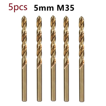 HSS M35 Cobalt Drill Bit Set 1–3mm for Stainless Steel Auger High-Quality Drill Press Power Tool Parts