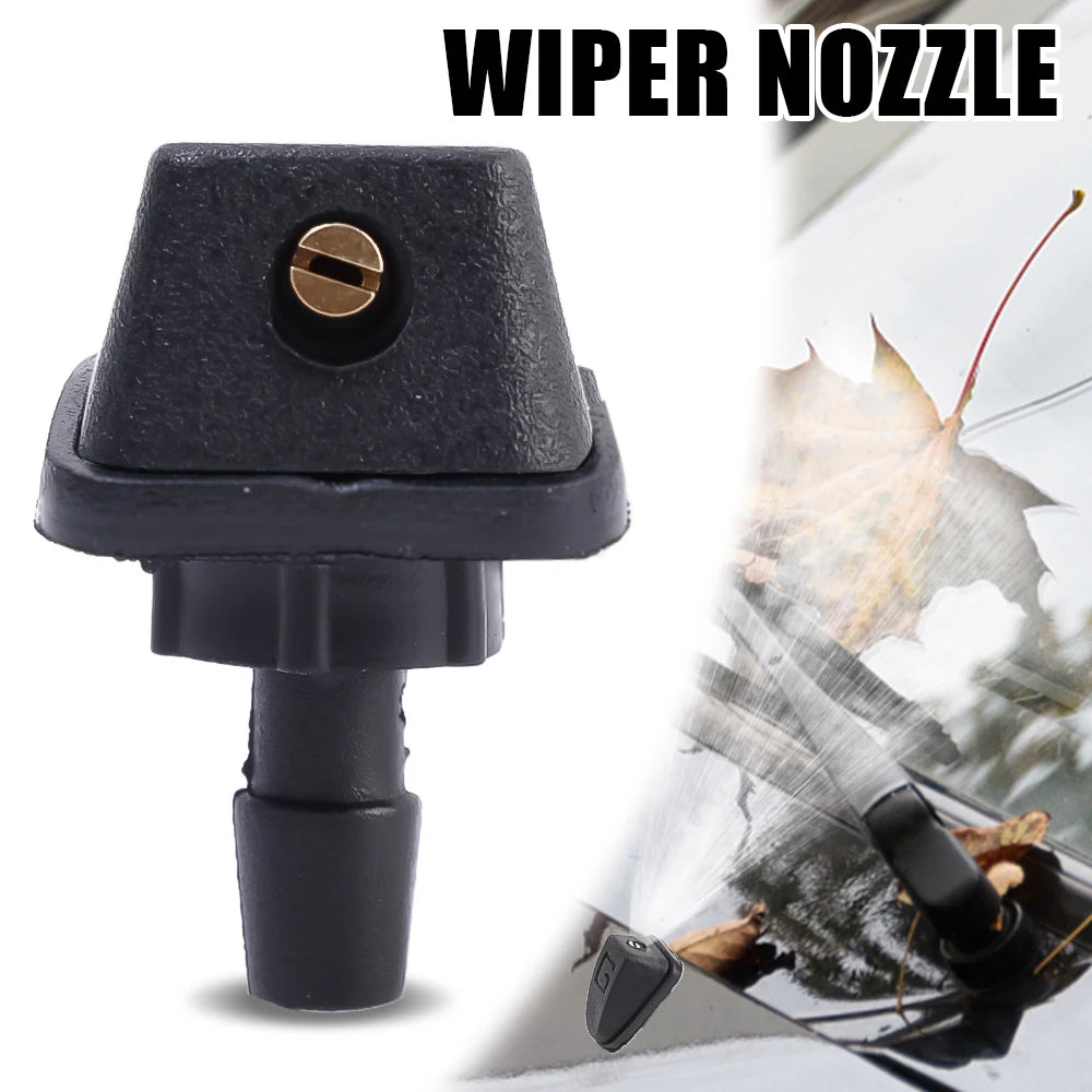 Universal Car Wiper Nozzle — Windshield Washer Spray Head Replacement for Most Car Models