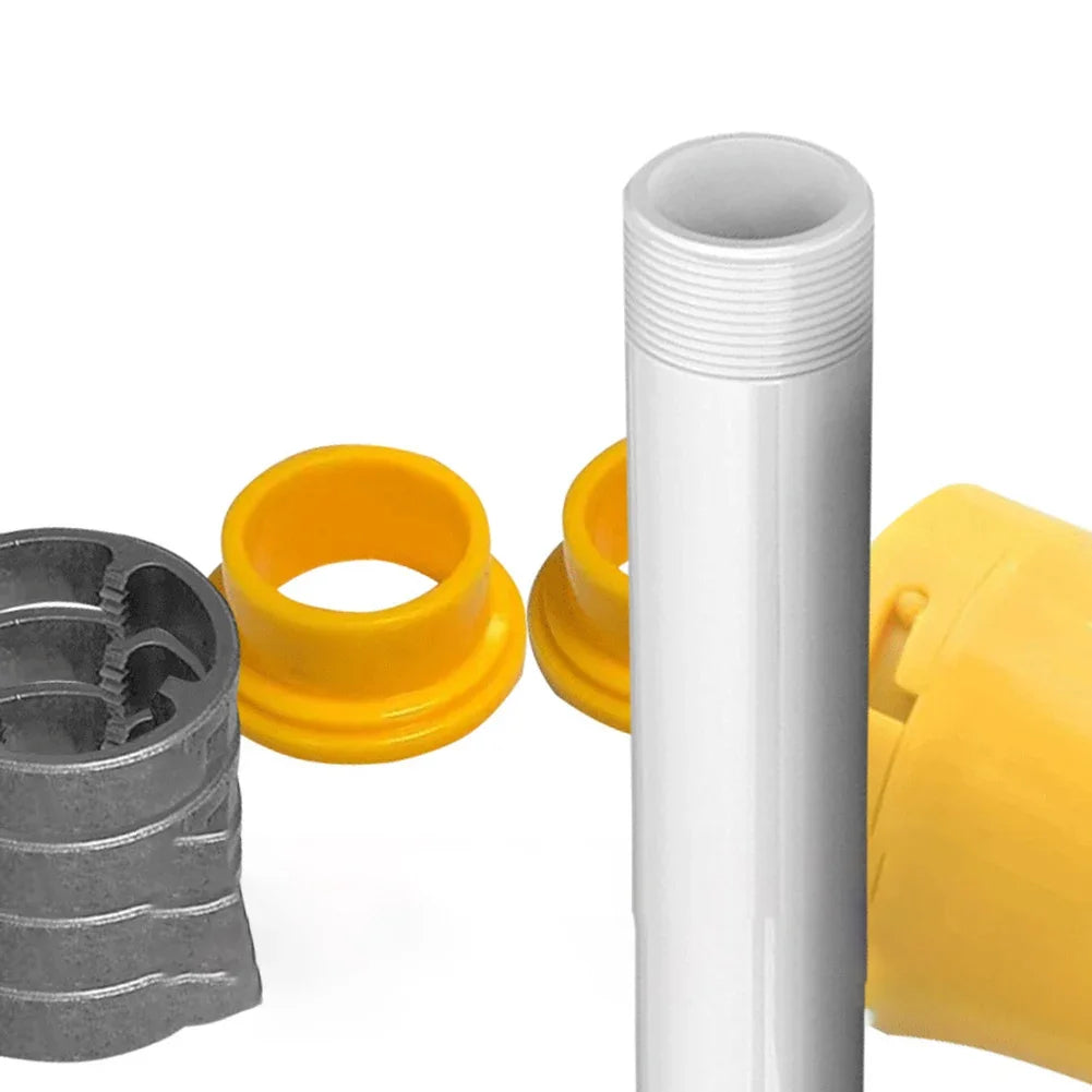 PPR Pipe Threader Kit With 1/2In 3/4 In 1 Inch Dies Pipe Threader Pipe Round Die PVC Pipe Threading Tool Kit Power Tool Parts