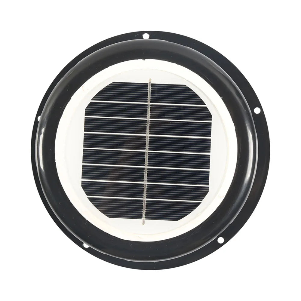For RVs For Camping Energy Efficient Ventilation Fan Traveling 17.8*17.8*9.2CM Solar Silent Motor Solar Powered