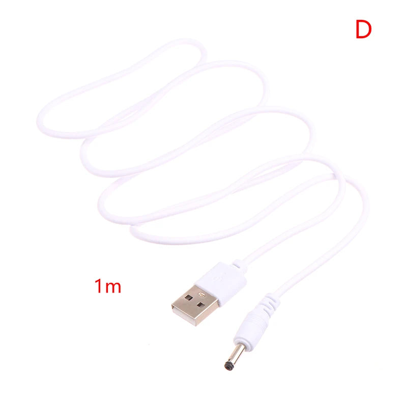 USB to DC 3.5mm Power Cable Jack Connector 5V Charger Universal for HUB Mini Fan Router MP3/MP4