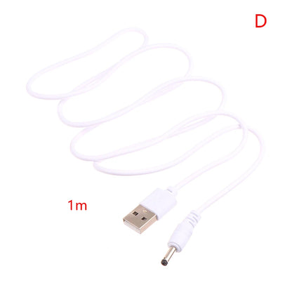 USB to DC 3.5mm Power Cable Jack Connector 5V Charger Universal for HUB Mini Fan Router MP3/MP4