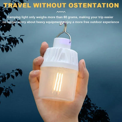 Portable LED Camping Light 3 Lighting Modes Use 3*AAA Battery Camp Lamp For Outdoor Waterproof Camping Hiking Emergency Lantern