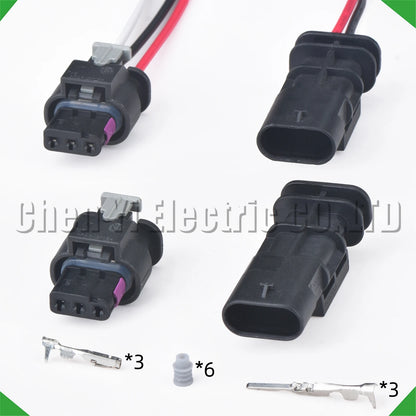 3 Pin Sensor Connector 1-1718644-1 1-1703496-1 Reverse Radar Camshaft Oil Level Plug