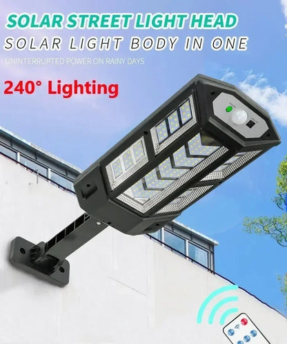 15000LM Solar Light Outdoor Sunlight Motion Sensor Wall Lamp 3mode Waterproof 240°lighting Lantern Garden Street Wall External