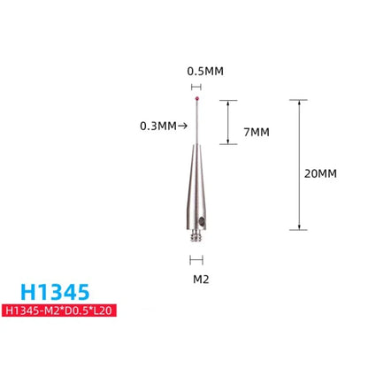M2 Ball Cmm Stylus Thread CNC Measuring Probe Stylus Point Contact H7805/H1345/H7806/H0033/H7808/H8663/H0034/H0035 CMM Probe