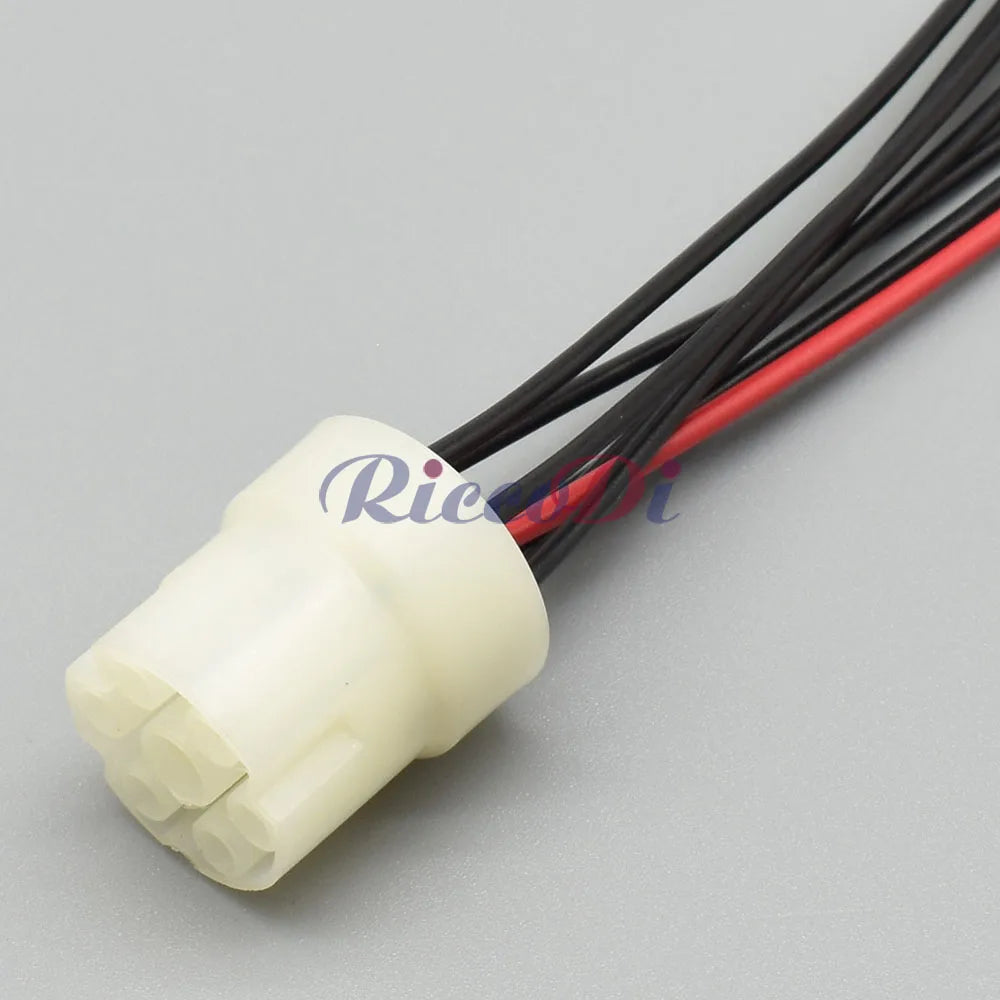 DJ3071-1.5/3.5-11 / DJ3071-1.5/3.5-21 White Automotive 7-Pin Composite Connector — Male Female with 15cm Pre-wired Harness