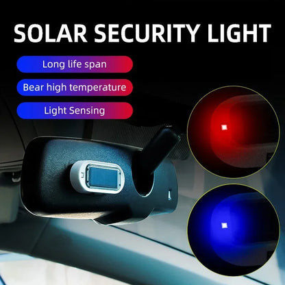Solar Powered Fake Security Alarm LED Flashing Anti-Theft Light 2/1PCS