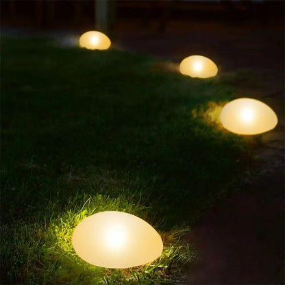Solar Decorative Frosted Ground Lamp Outdoor Waterproof Garden Light