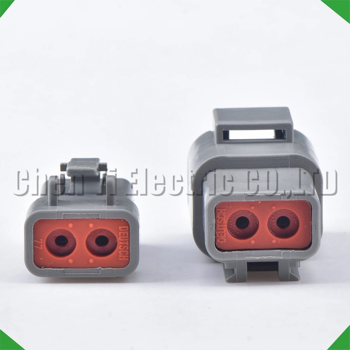 2 Pin DTP Grey Waterproof Connector DTP06-2S DTP04-2P 12AWG 15cm for Truck Cummins