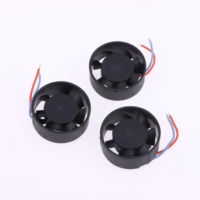 DC6-12V 40mA Automotive LED Headlamp Lens Cooling Fan 29mm Diameter 10pcs
