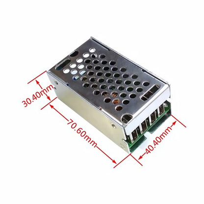DC-DC Step Down Converter Module 9V-36V to 5V 5A with 4 USB Ports and Aluminum Shell