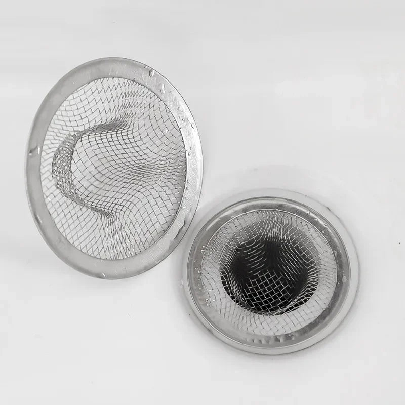 20x Stainless Steel Sink Filter Kitchen Bathroom Floor Drain Mesh Filters Drain Basket Waste Screen Hole Trap Strainer Stopper