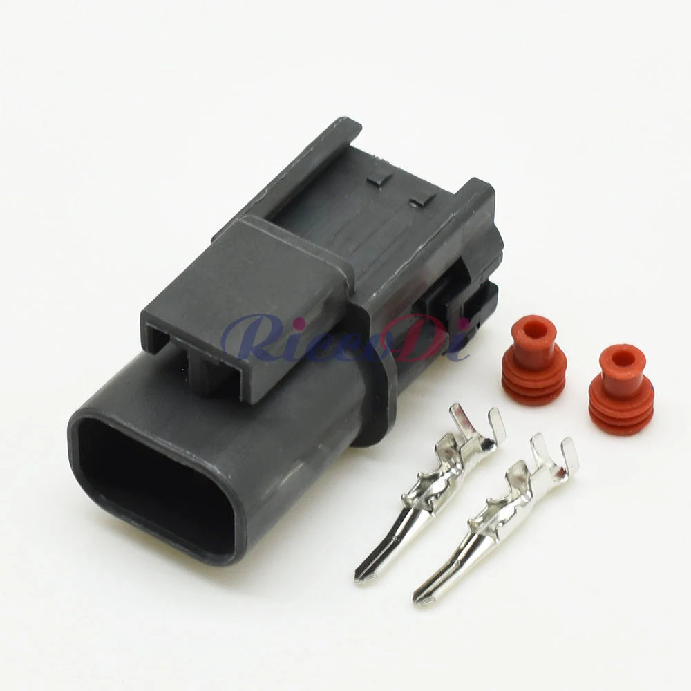 2 Pin 2.8mm Fan Connector 7122-1824-40 7223-1824-40 DJ7029A-2.8 PA66 Automotive Car Wiring