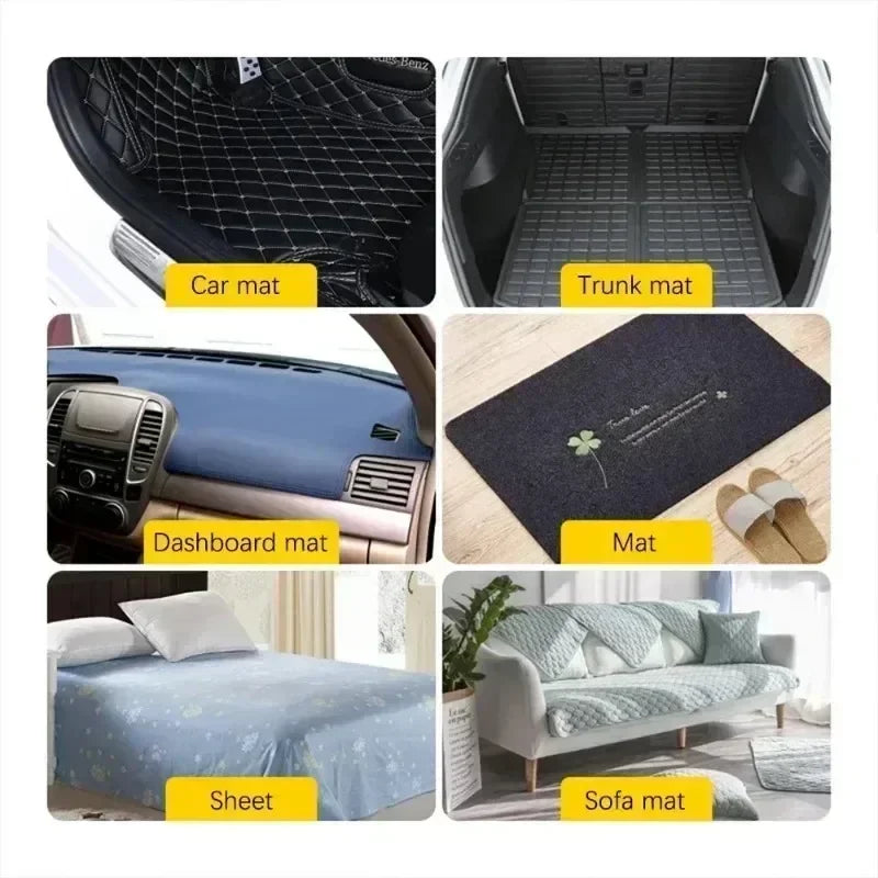 2/100pcs Double Sided Carpet Fixing Stickers High Adhesive Anti-Slip Floor Mat Grip Tape