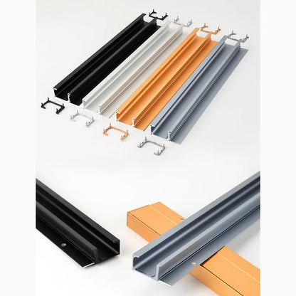 Office Furniture Kitchen Furniture Sliding Door Handle Safe Grip Design Easy Installation Process Invisible Slotless Design