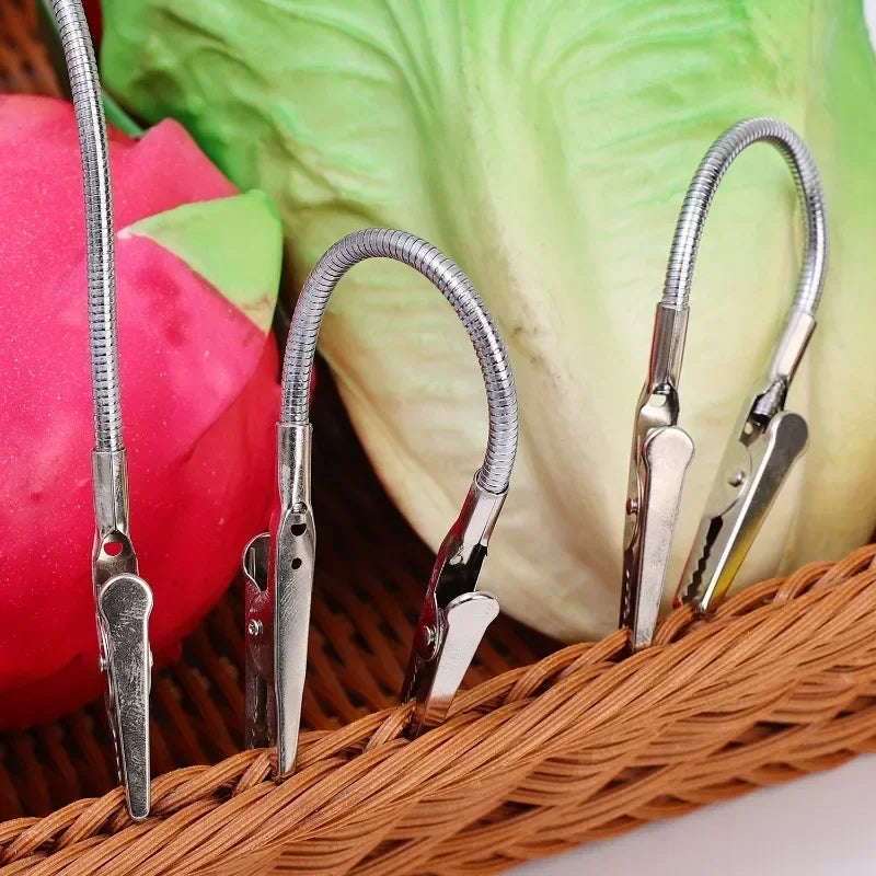 Multifunction Alligator Clip Note Holder – Double Head Flexible Hose Memo Card & Photo Picture Holder for Office & DIY Display
