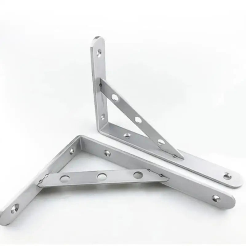 2Pcs Angle Bracket Heavy Duty For Wall Angle Bracket Stainless Steel L Type Bracket