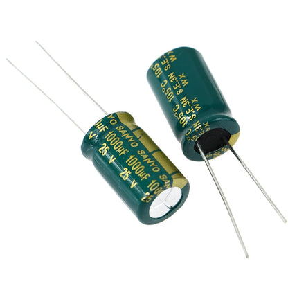 New 20Pcs 25V1000UF 10MMX16MM New Electrolytic Capacitors