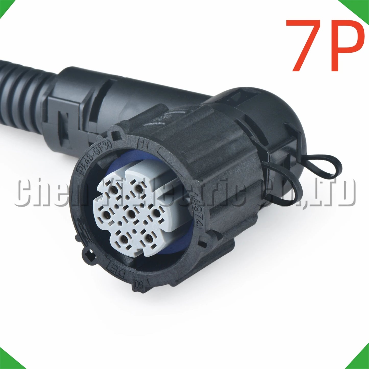 7 Pin Automotive Headlight Connector – Wire Harness Plug 18369.062.000 / 18369062000 for C7H & G7S