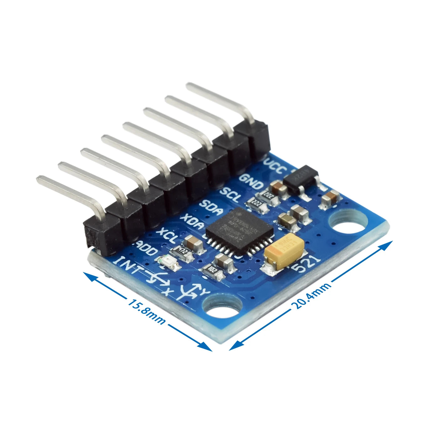 GY-521 MPU-6050 6DOF 3-Axis Gyroscope and Accelerometer Sensor Module