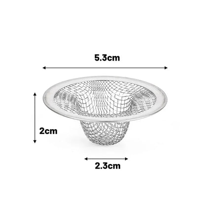 20x Stainless Steel Sink Filter Kitchen Bathroom Floor Drain Mesh Filters Drain Basket Waste Screen Hole Trap Strainer Stopper