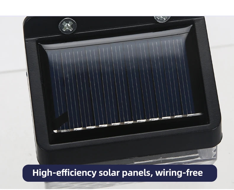 Mini Solar LED Wall Lamp with Light Sensor Waterproof Garden Light