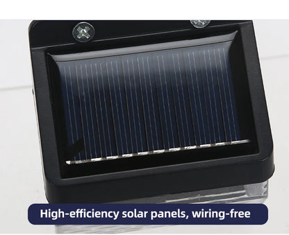 Mini Solar LED Wall Lamp with Light Sensor Waterproof Garden Light