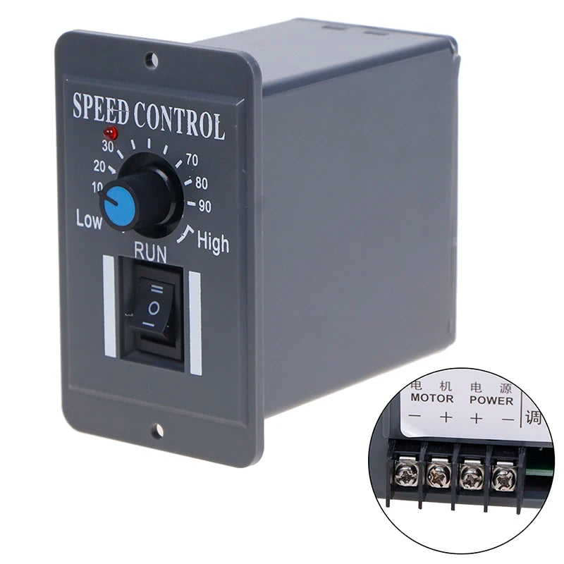 New 12V 24V 36V 48V PWM DC Motor Speed Controller Reversible Switch 6A Regulator